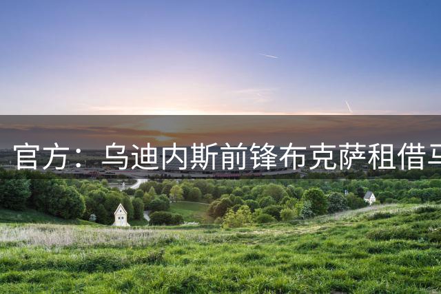 官方：乌迪内斯前锋布克萨租借马洛卡，合同至赛季末并含买断选项